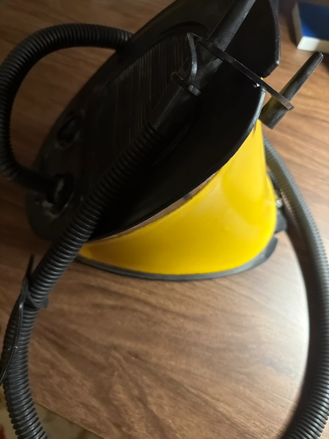 Yellow Foot Pump Air Inflator with Hose - photo 2