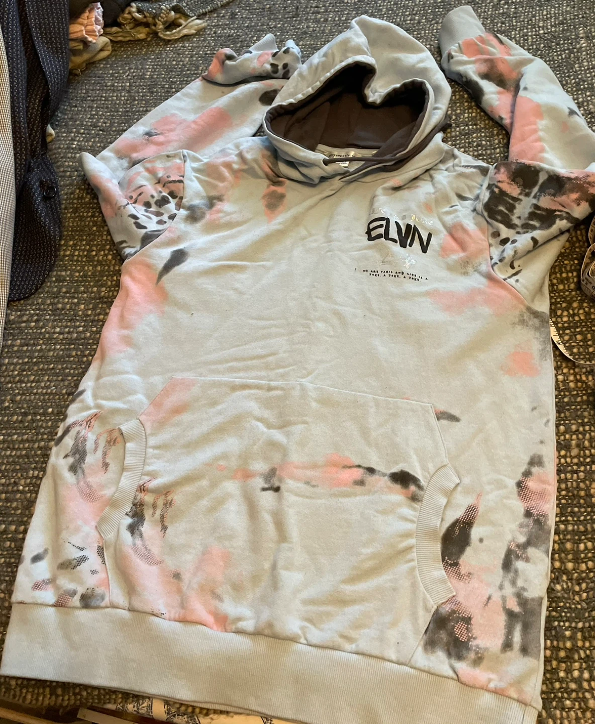 Eleven Paris Tie-Dye Hoodie XL