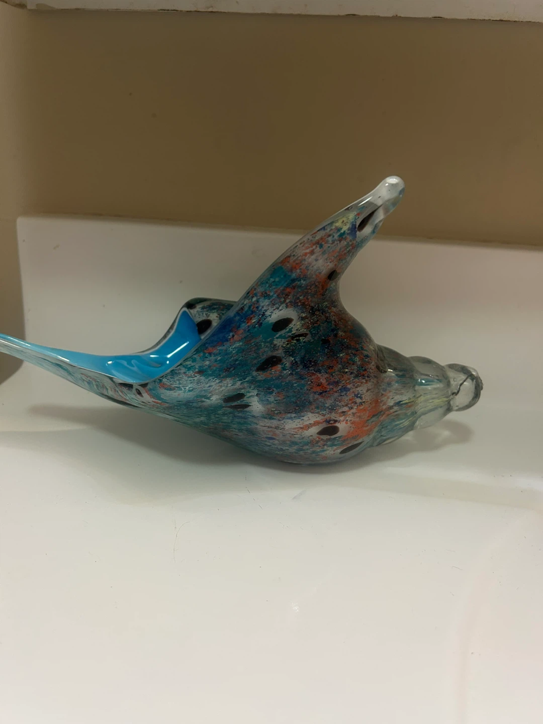 Art Glass Shell Shaped Dish - photo 2