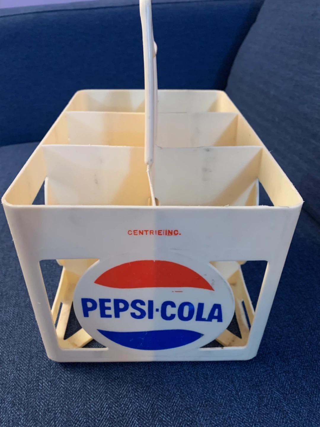 Vintage 1973 White Plastic Pepsi Bottle Carrier - photo 4