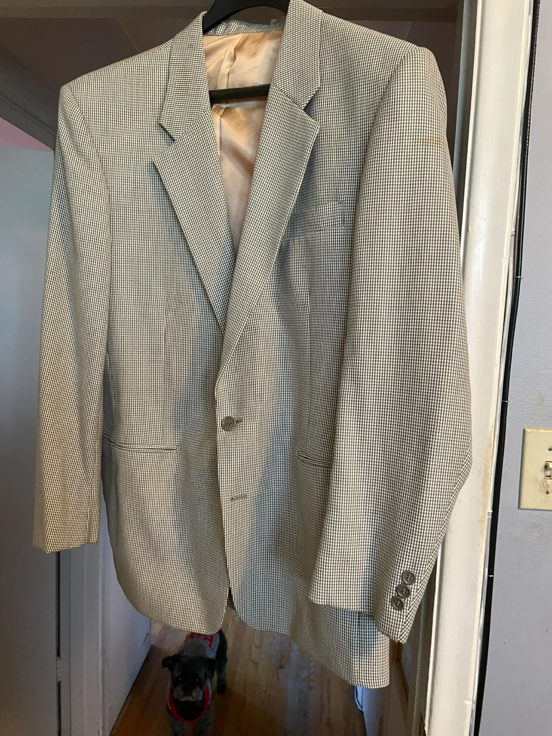 Men's Lightweight Houndstooth Blazer
