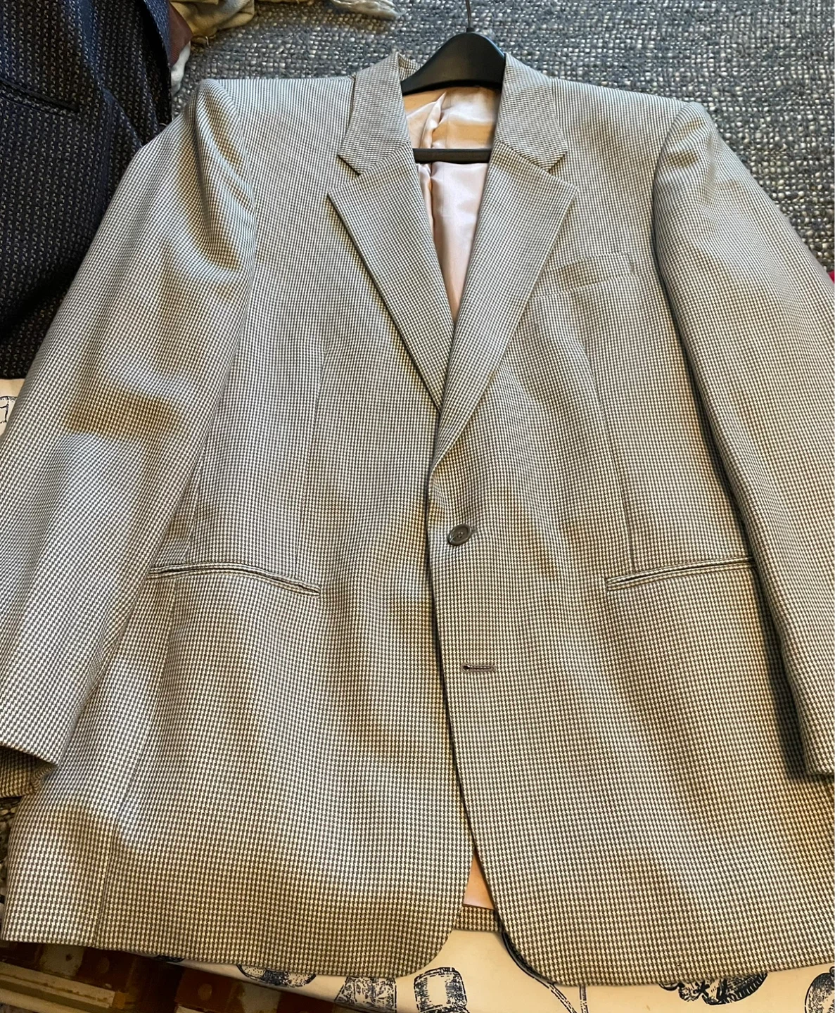 Men's Lightweight Houndstooth Blazer - photo 3