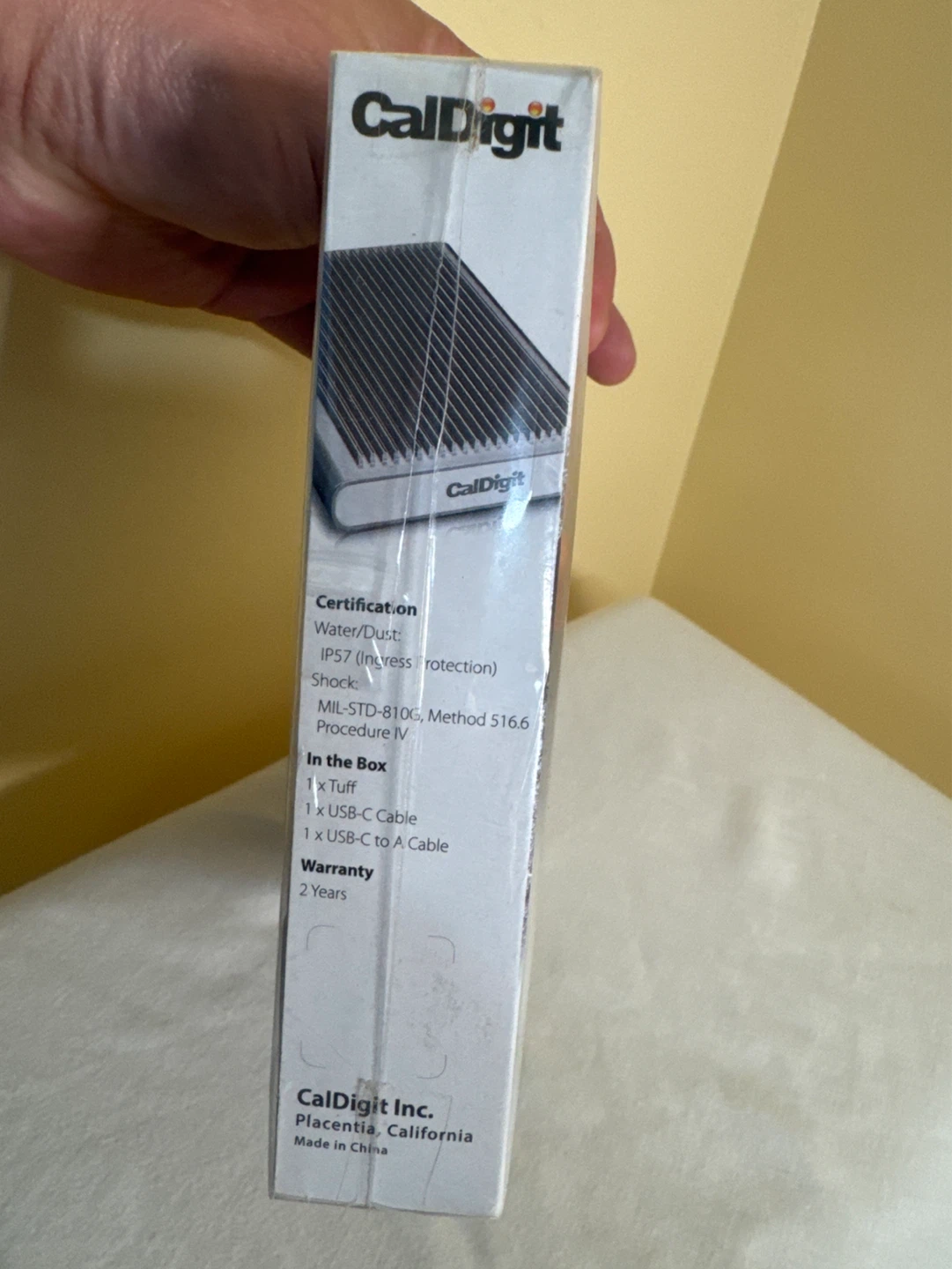 CalDigit Tuff 2TB USB 3.1 2.5" HDD External Hard Drive - photo 3