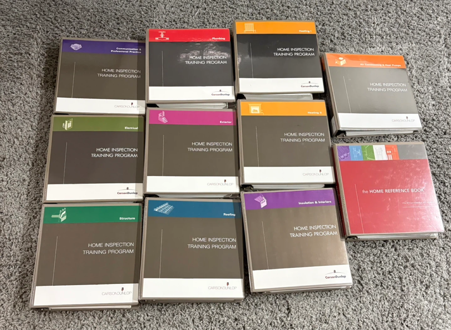 Carson Dunlop Home Inspection Training Program Books