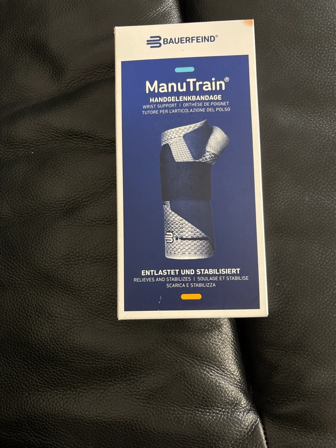 Bauerfeind ManuTrain Wrist Support Size 4 Titanium