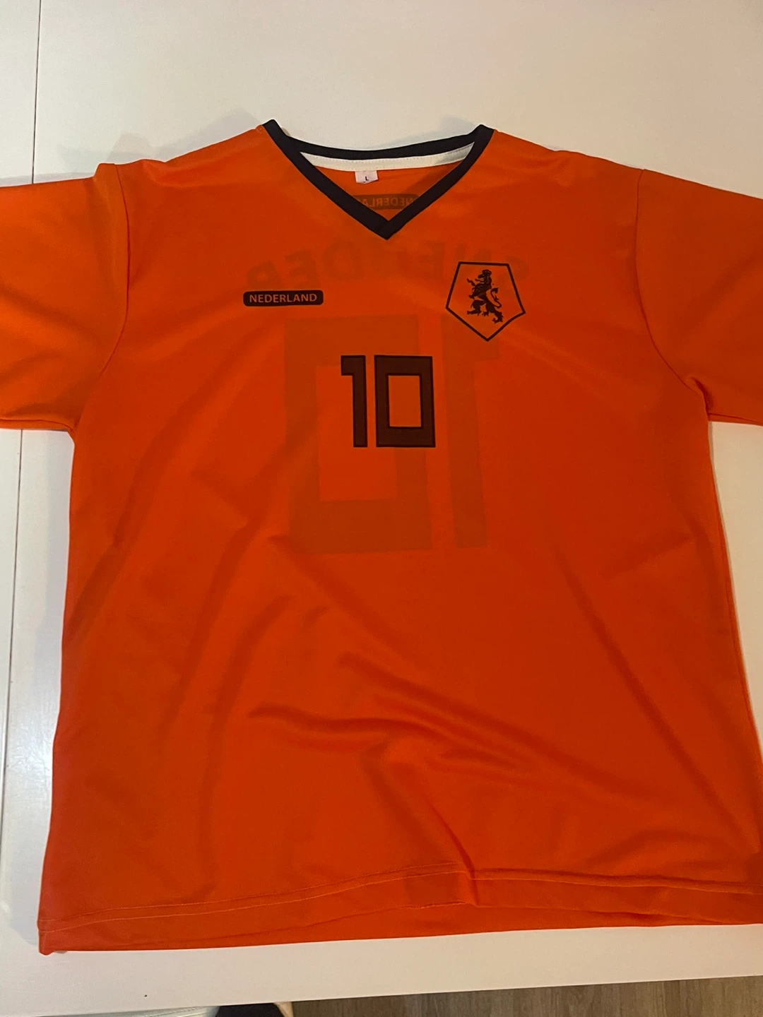 Orange Nederland Sneijder #10 Soccer Jersey - Size L - photo 2