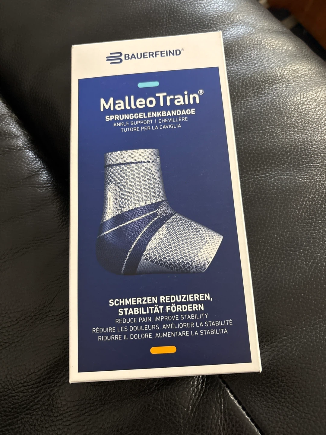 Bauerfeind MalleoTrain R Ankle Support Brace Size 5 Titan