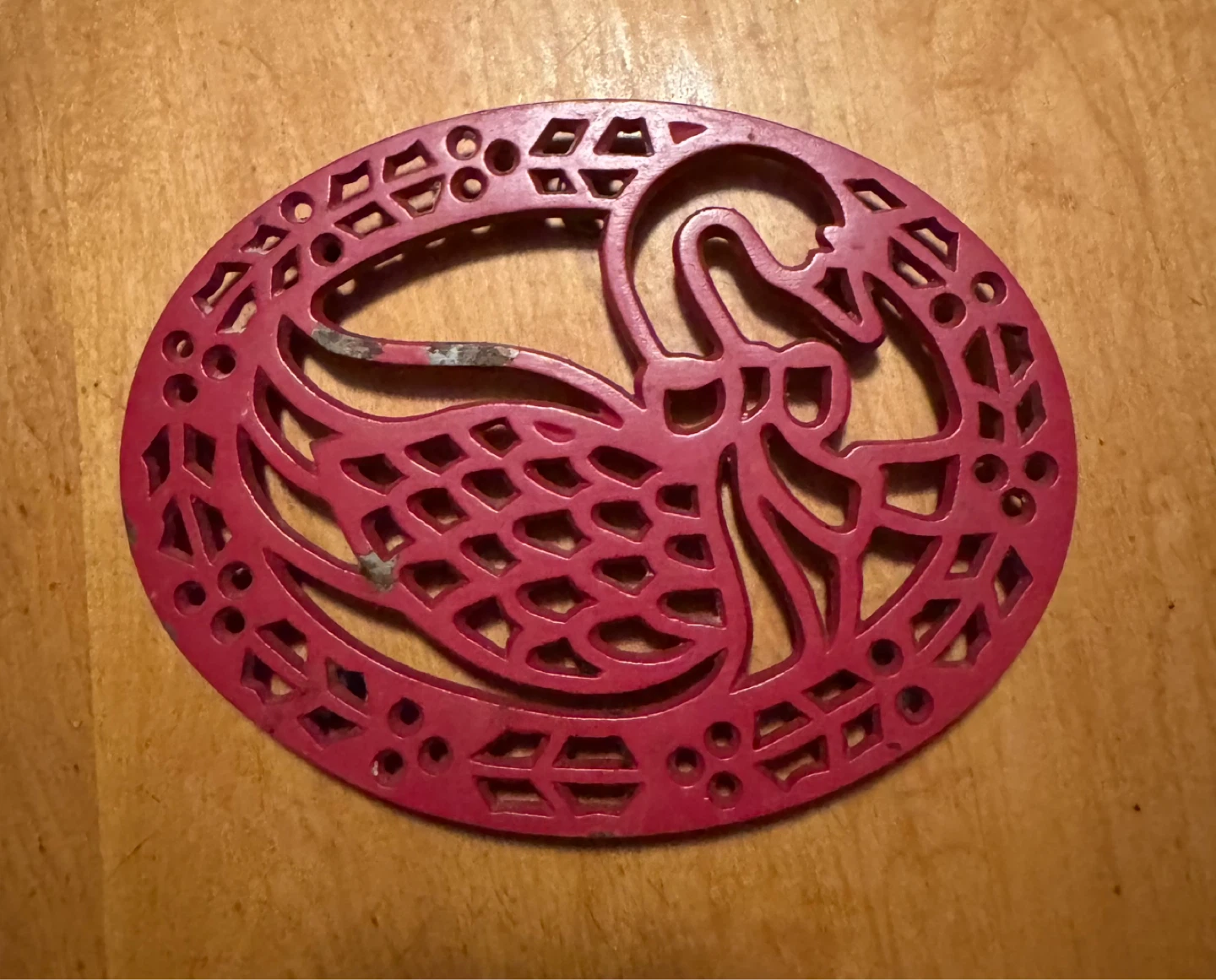 Vintage cast tea trivet