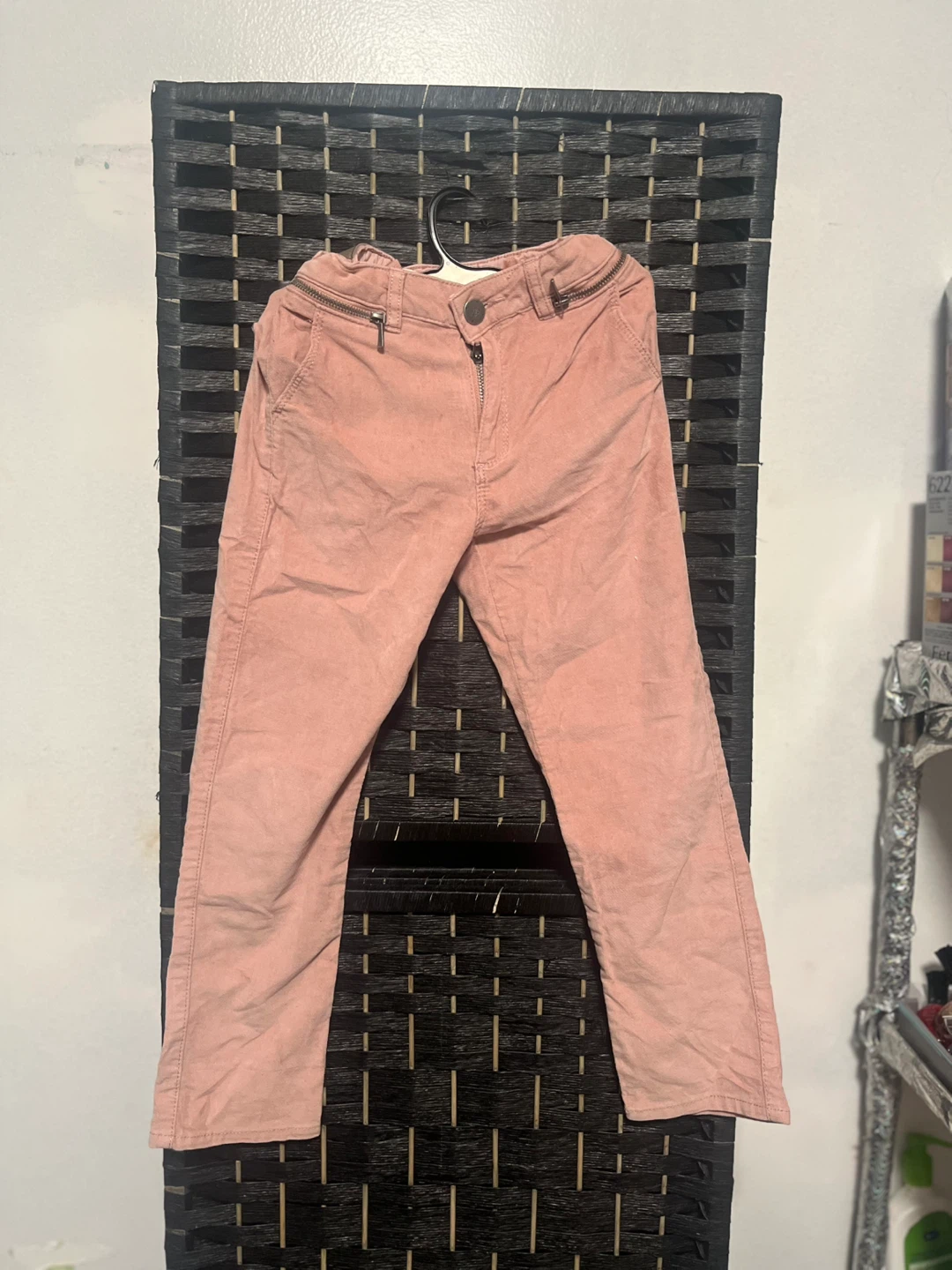 Zara Kids Pink Corduroy Pants size 7 kids