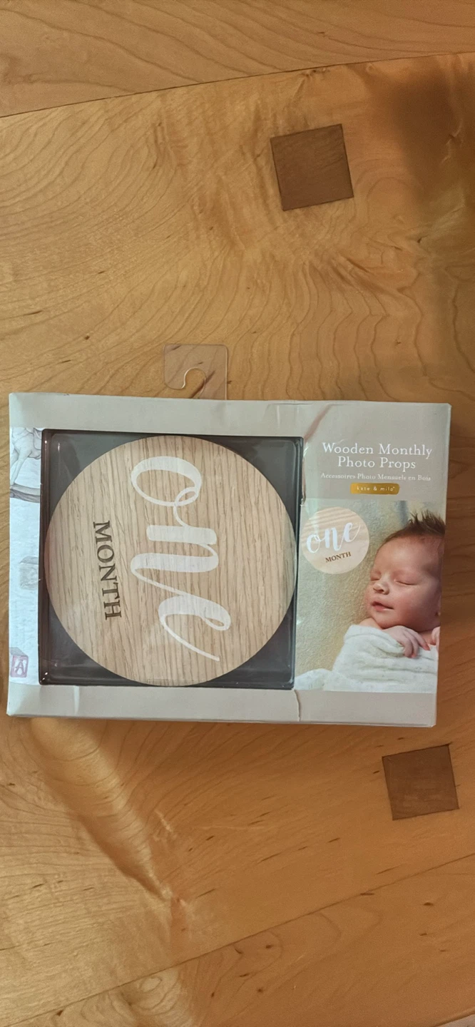 Wooden Monthly Photo Props