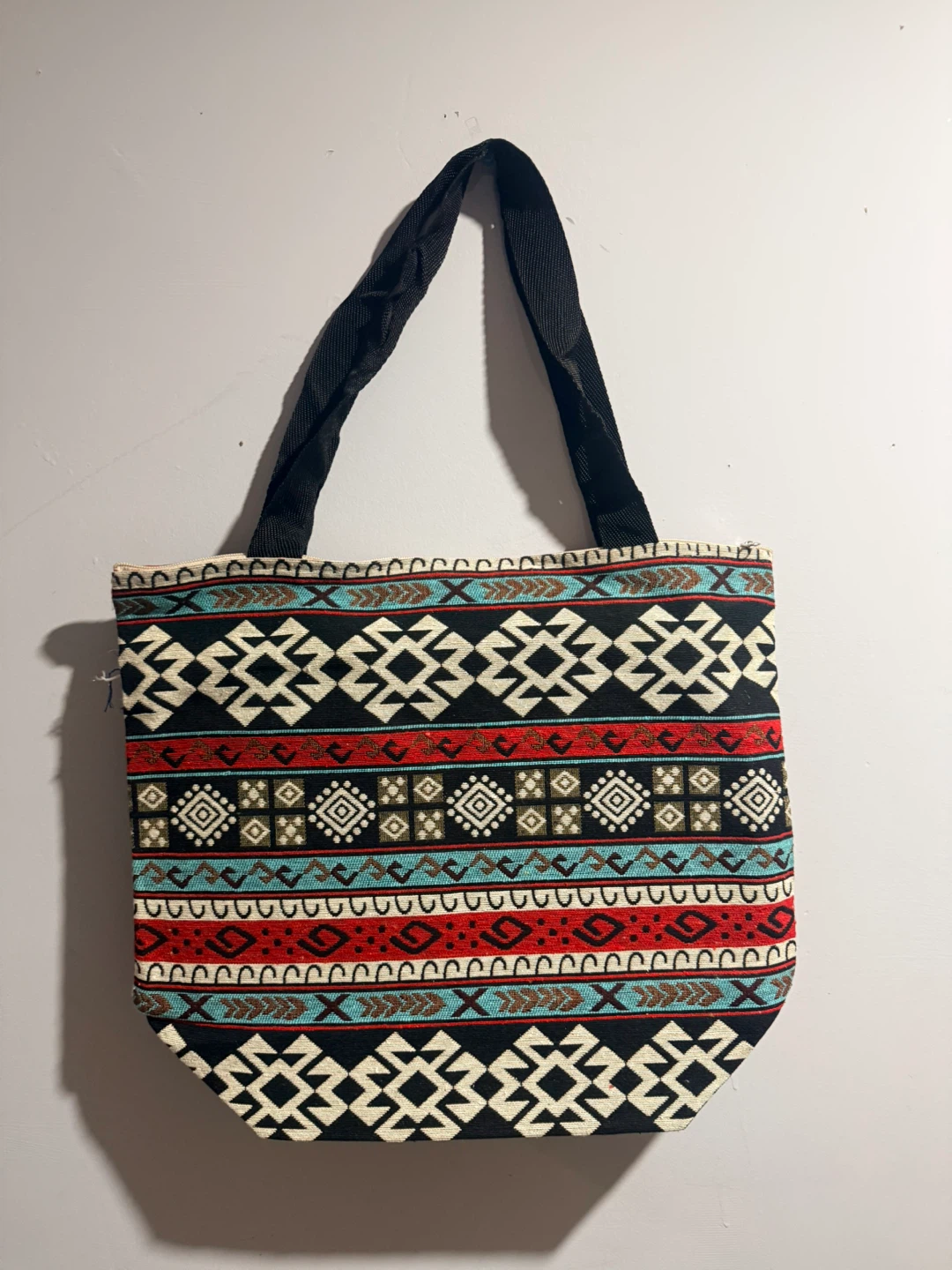Assorted Patterned Tote Bags and Backpack - photo 4