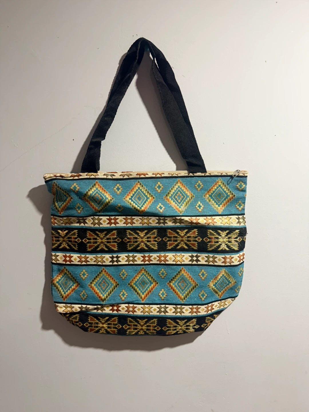 Assorted Patterned Tote Bags and Backpack - photo 3