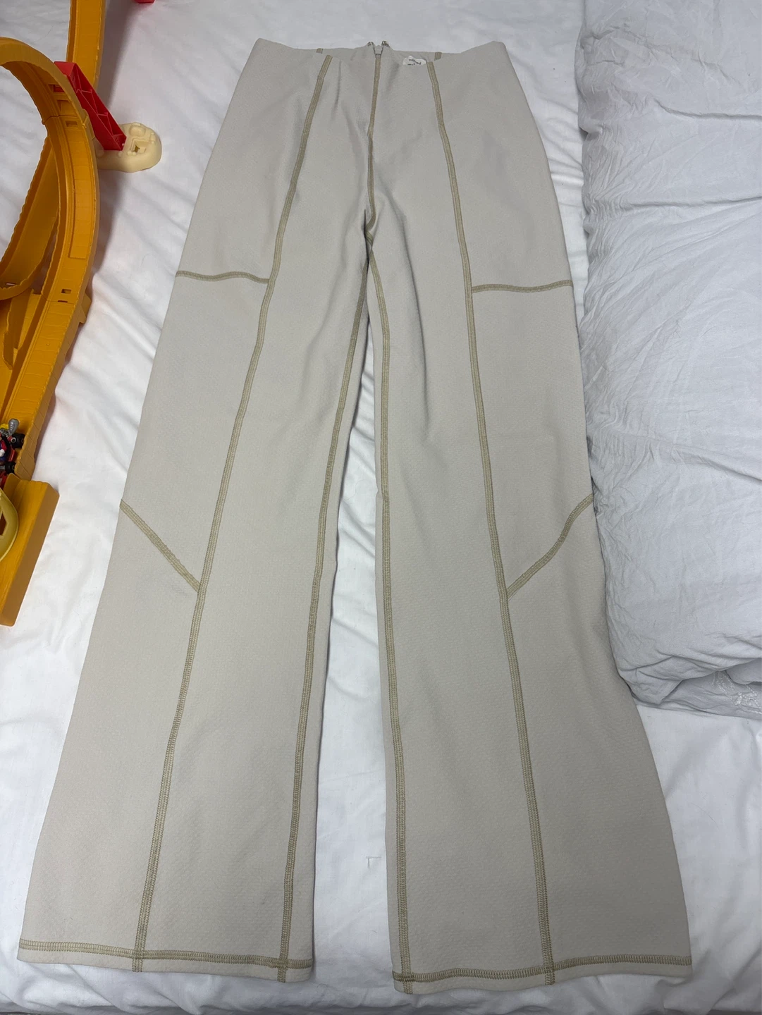 Wilfred Beige Wide Leg Pants Size S