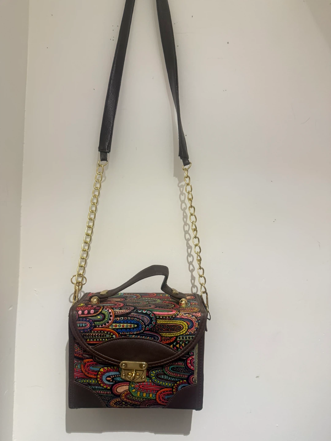 Gold and Patterned Clutch/Purse Set - photo 2