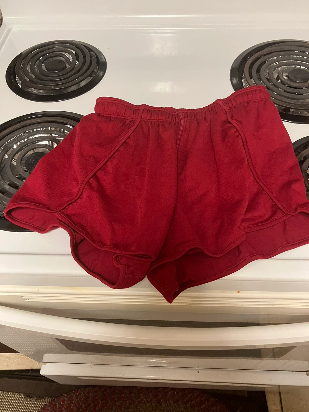 Lululemon Red Running Shorts