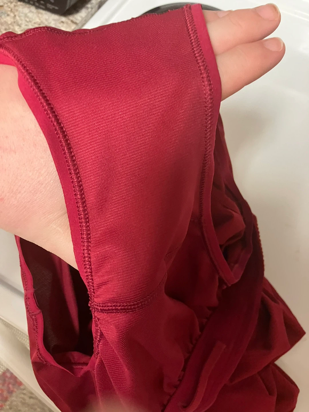 Lululemon Red Running Shorts - photo 4
