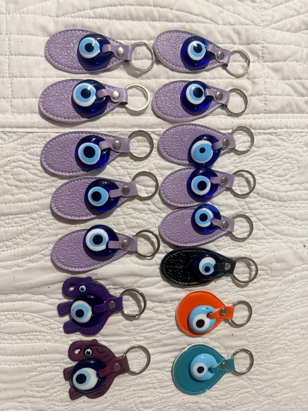 Assorted Evil Eye Keychains