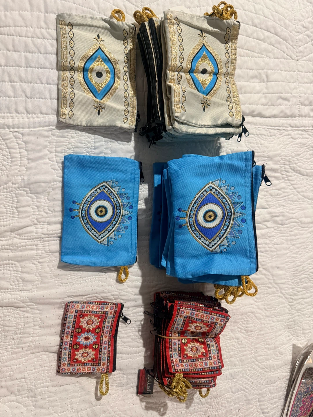 Assorted Patterned Coin Purses with Tassel