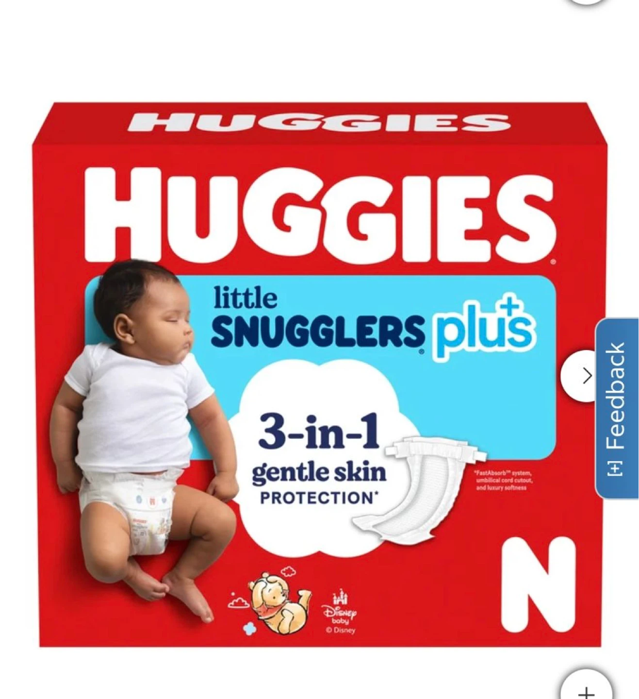 millimoon 77 count &  huggies  49 count