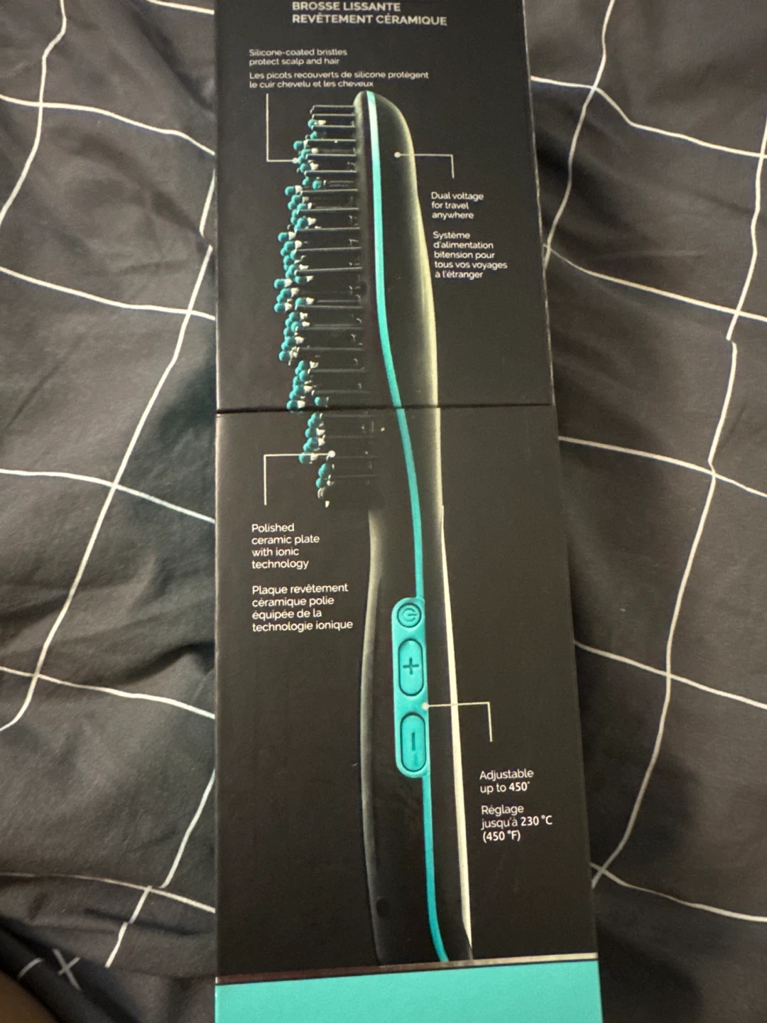 SB Beauty Brush Out Ceramic Straightening Ionic Brush - photo 2