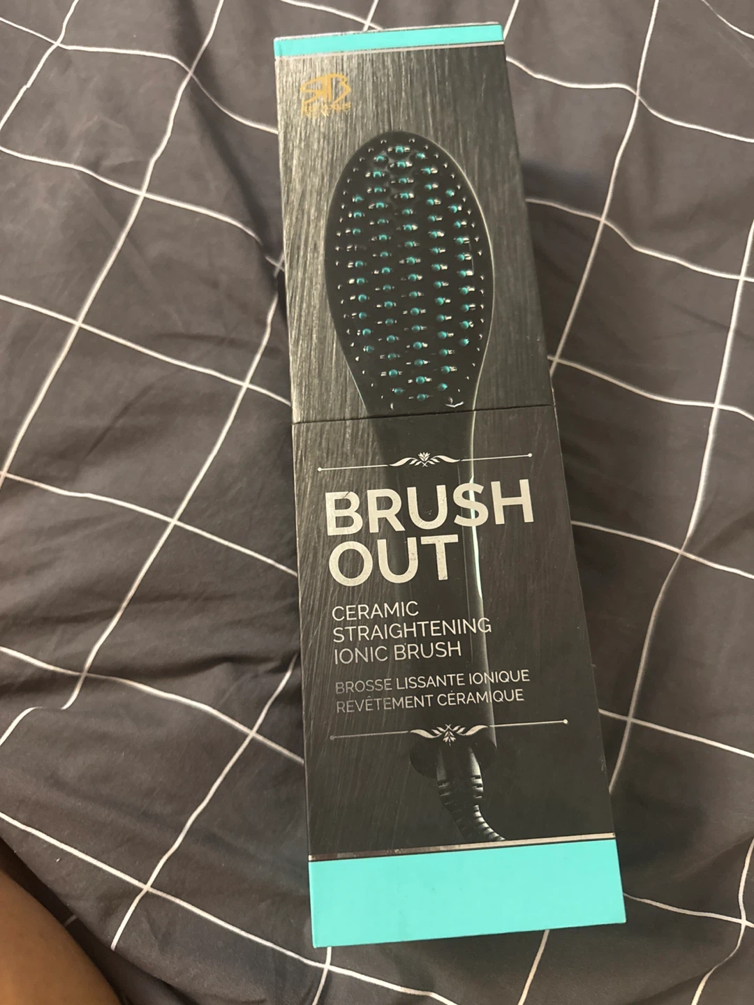 SB Beauty Brush Out Ceramic Straightening Ionic Brush