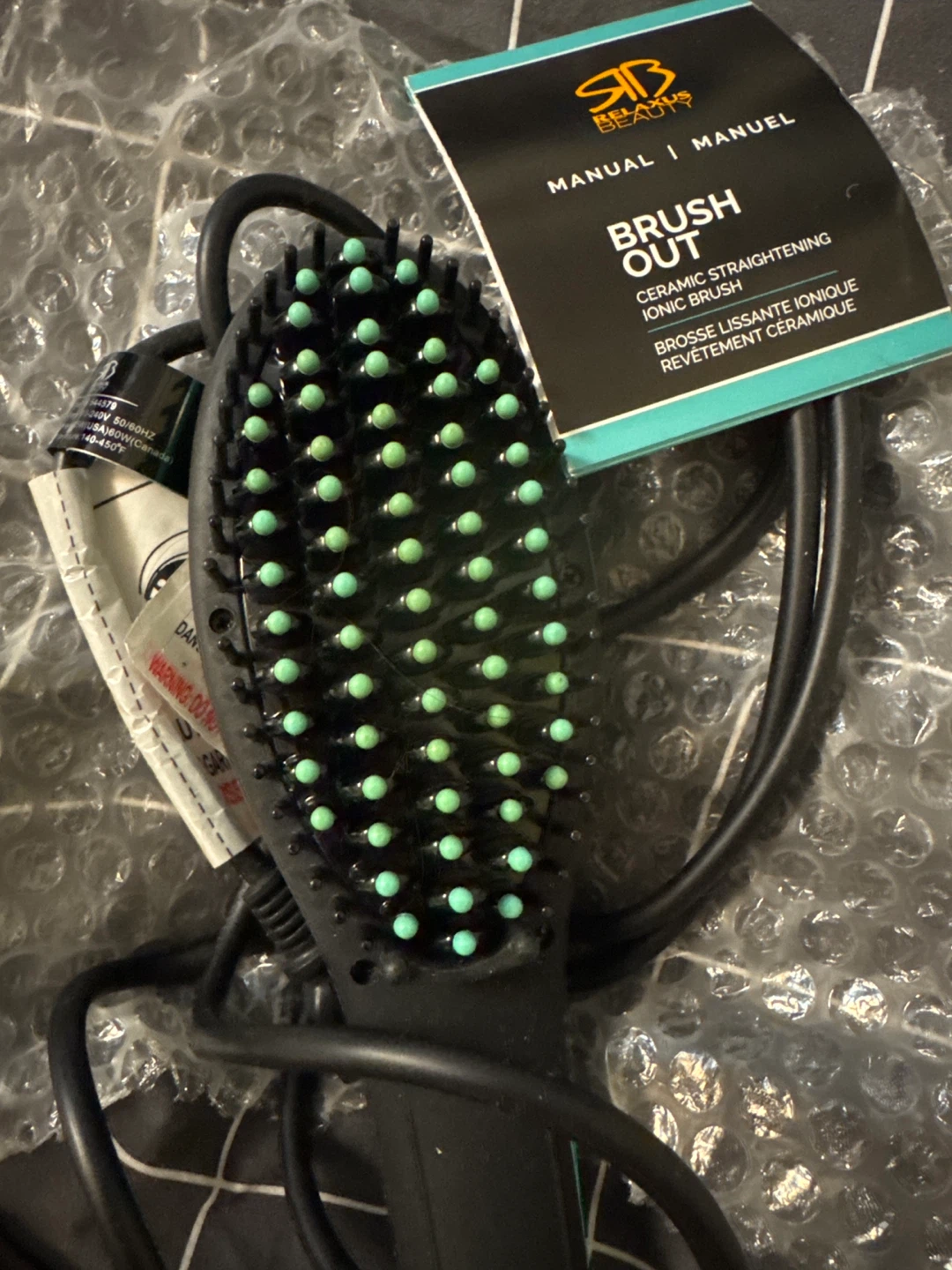 SB Beauty Brush Out Ceramic Straightening Ionic Brush - photo 3
