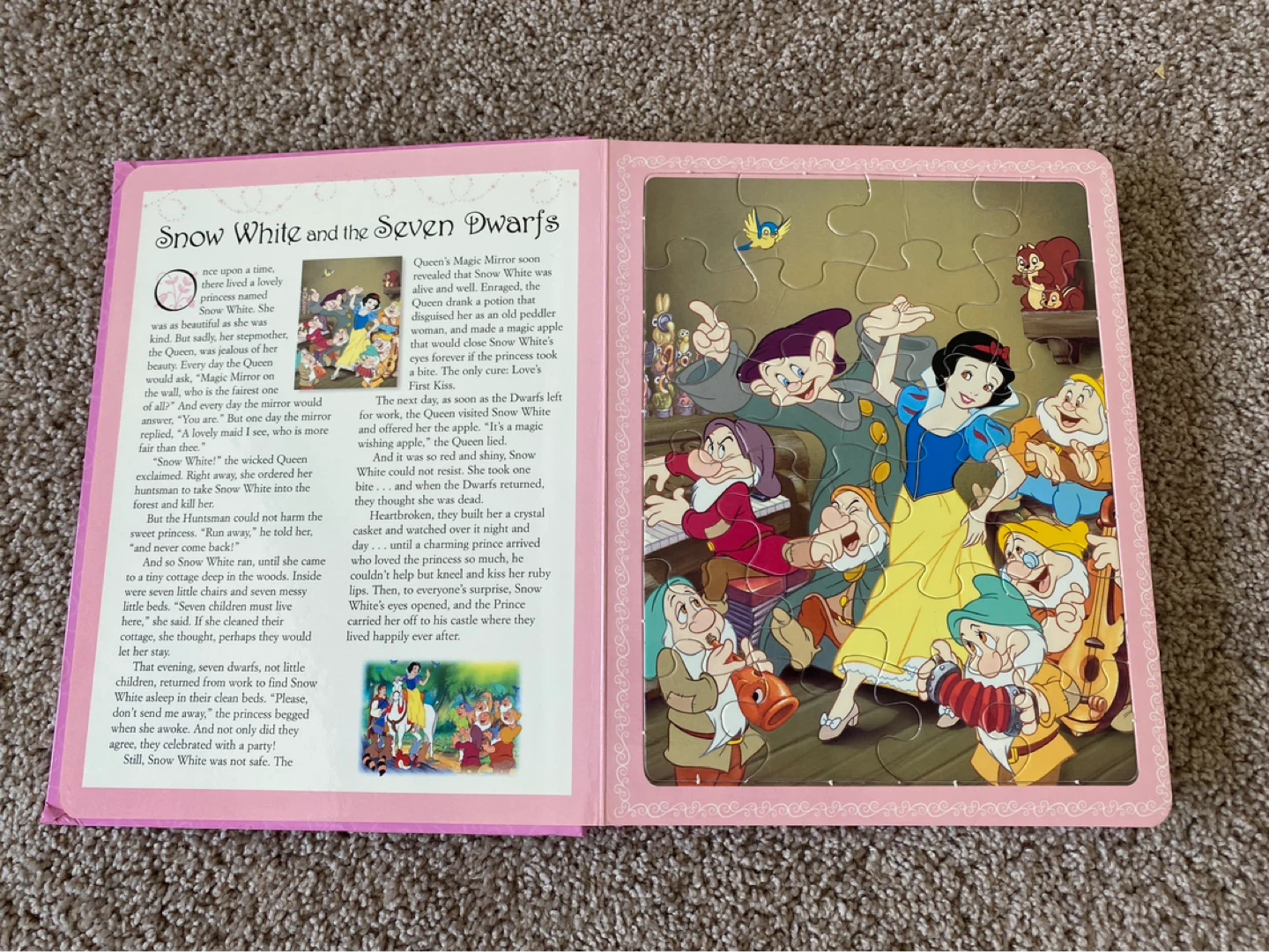 Disney Princess 7 Puzzles and Stories Book - photo 3