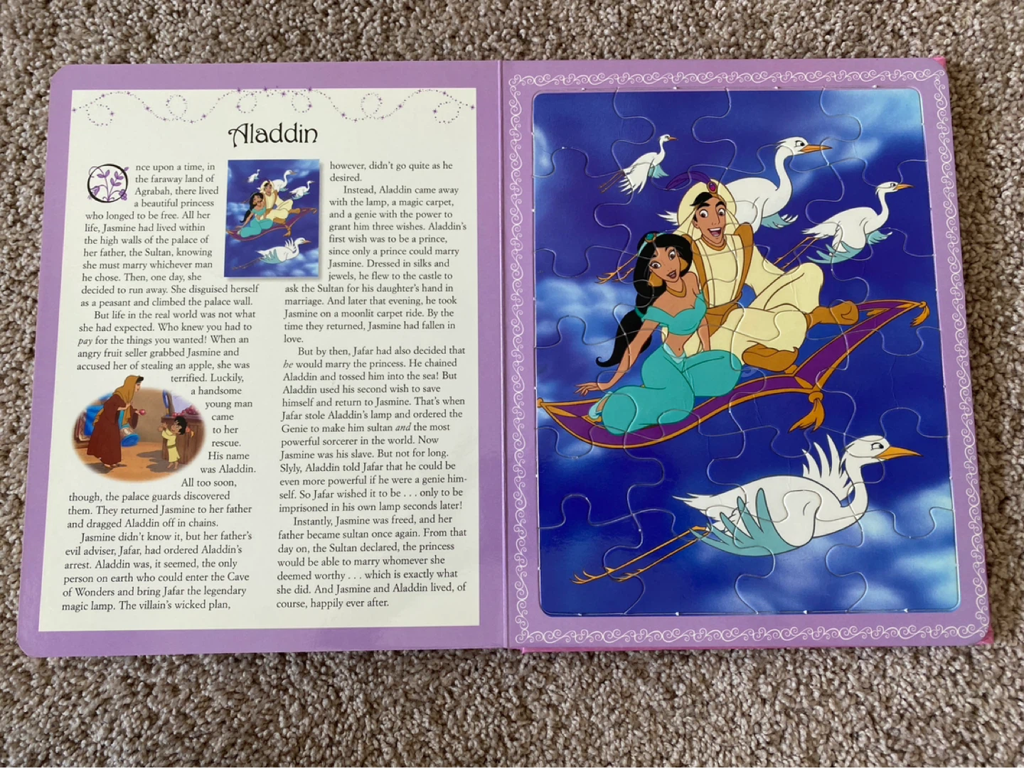 Disney Princess 7 Puzzles and Stories Book - photo 4
