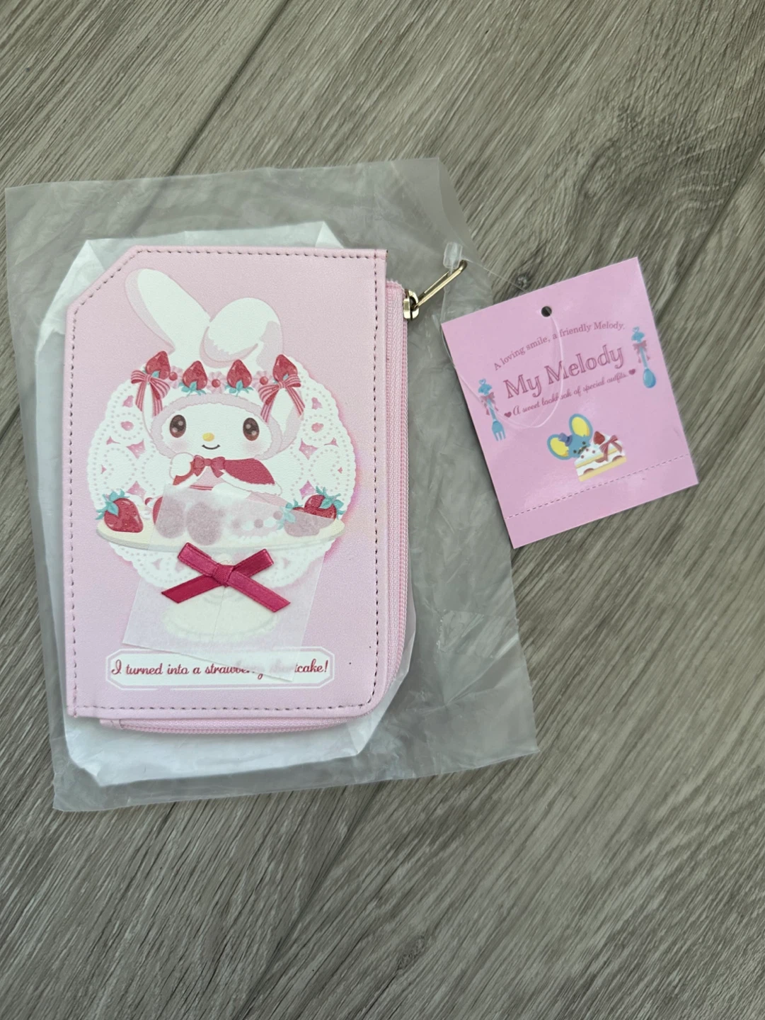 BNWT Japan Sanrio My Melody Strawberry Card Case