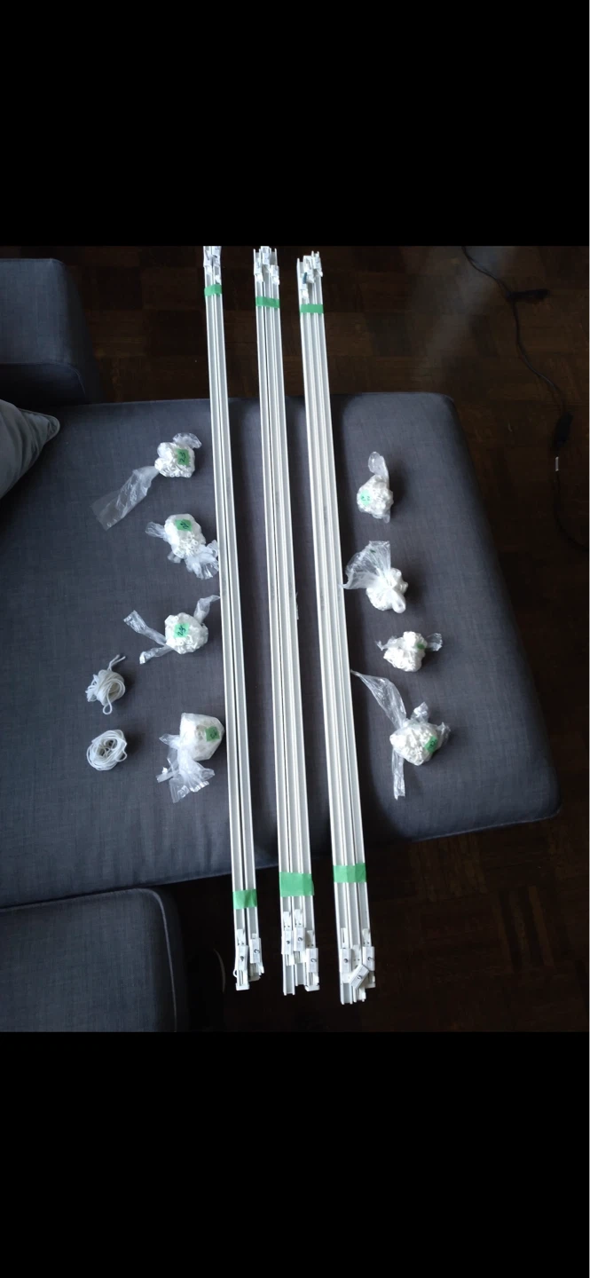 IKEA VIDGA Curtain Tracks, Curtain Rail, Ceiling