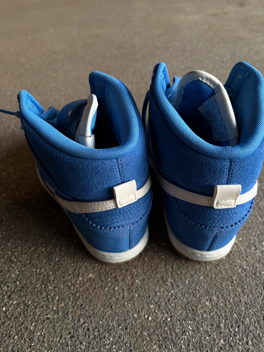 Nike Dunk High Top Sneakers - Royal Blue - photo 3