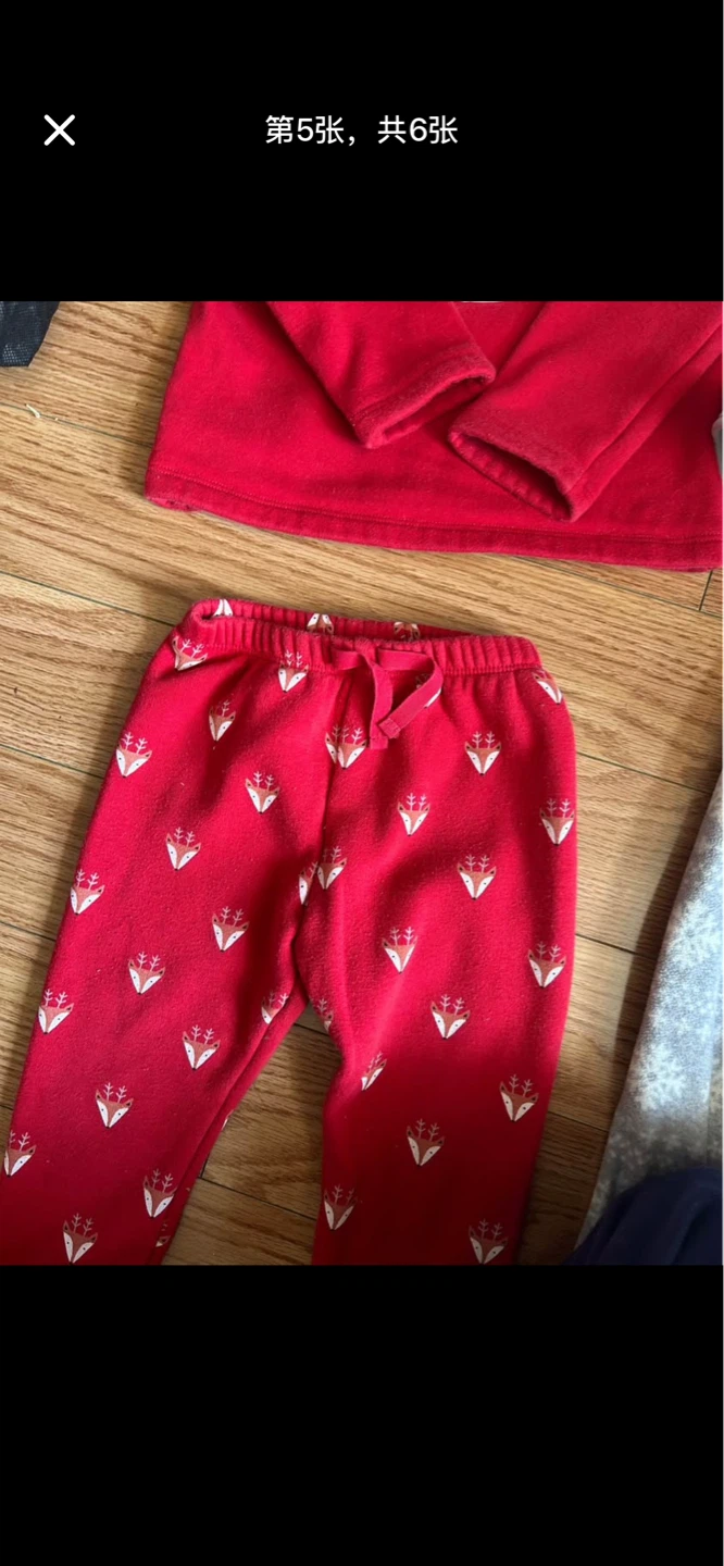 2Sets Kids Reindeer Pajama Set 12-36M - photo 5
