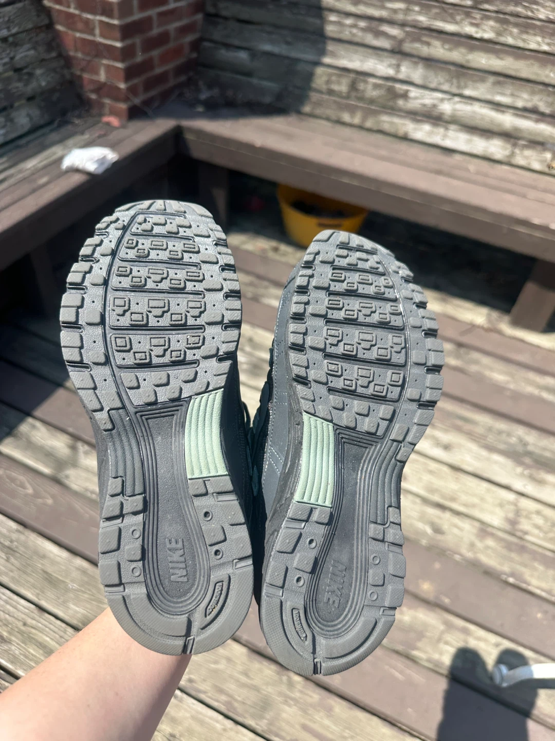 Nike P-6000 Sneakers - Grey/Green - Youth Size 5.5Y - photo 5