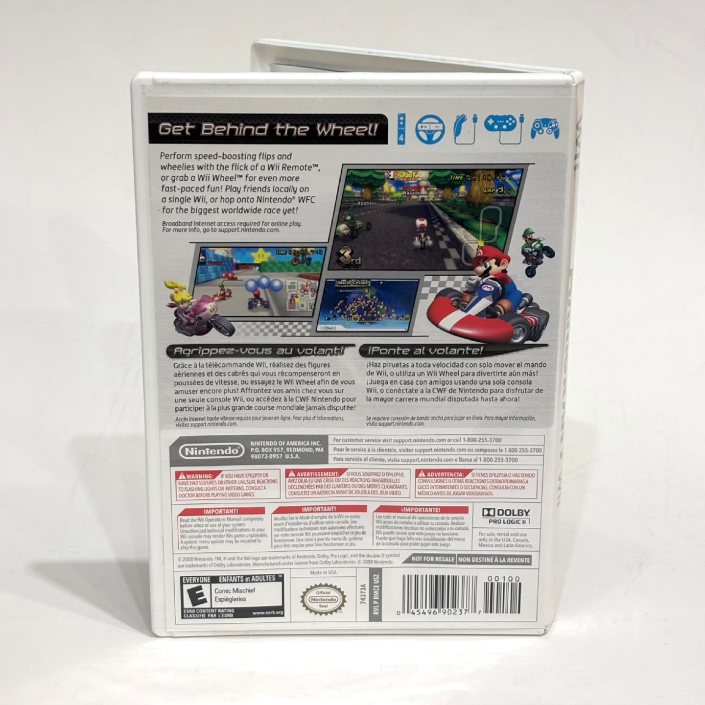 Mario Kart Wii - Nintendo Wii - Mint Condition - photo 3