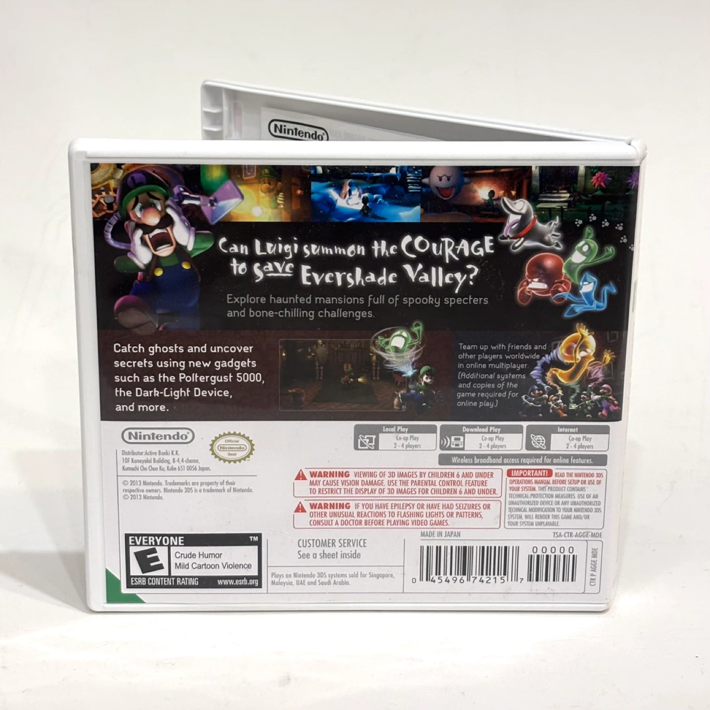 Luigi's Mansion: Dark Moon - Nintendo 3DS - Mint Condition - photo 3
