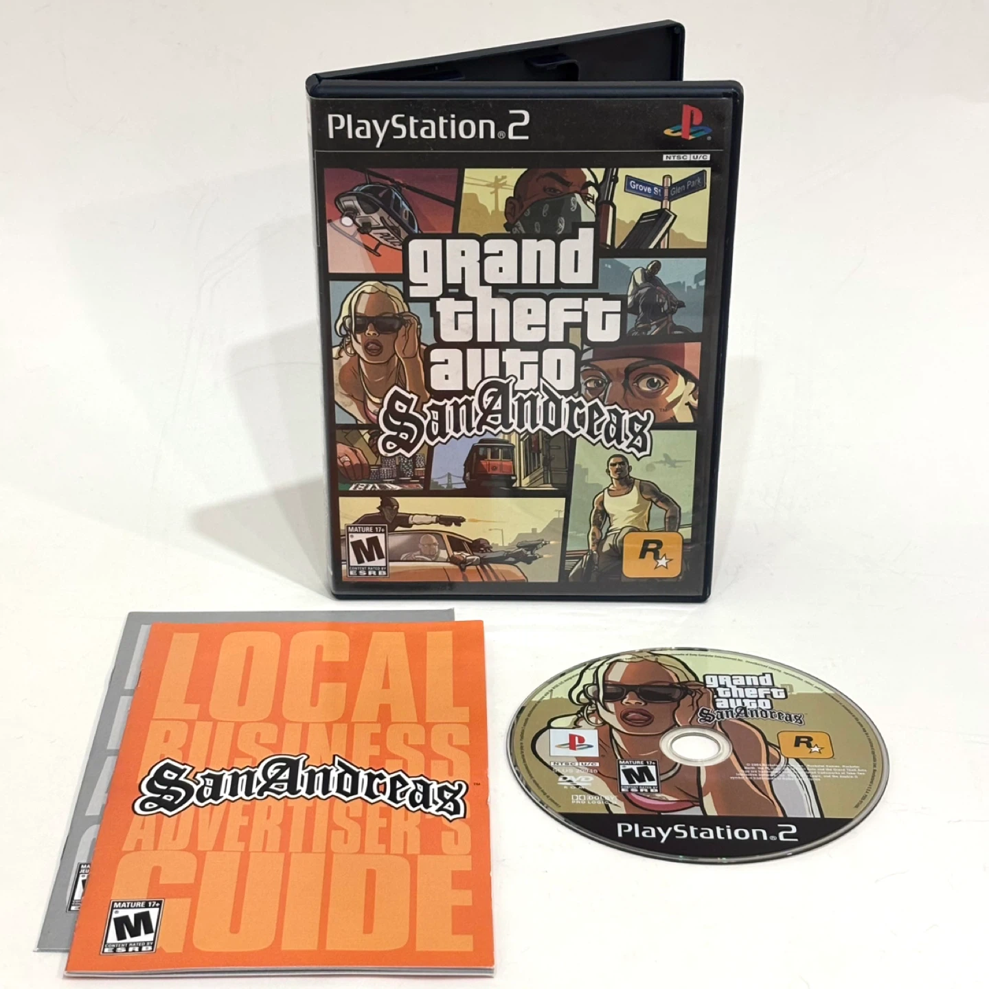 Grand Theft Auto: San Andreas - PS2 - Mint Condition