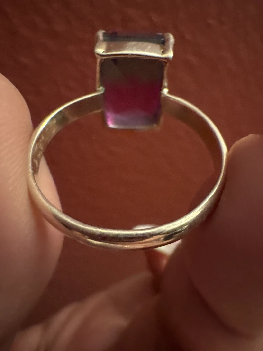 Genuine 925 Sterling Silver Genuine  Emerald Cut Mystical Topaz - photo 2