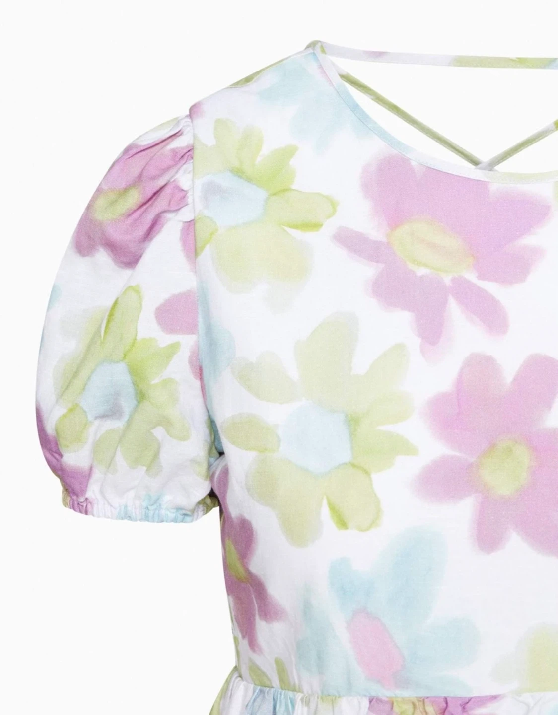 Sunday Best Aritzia Saida Pastel FloralLinen Blend Dress - photo 3
