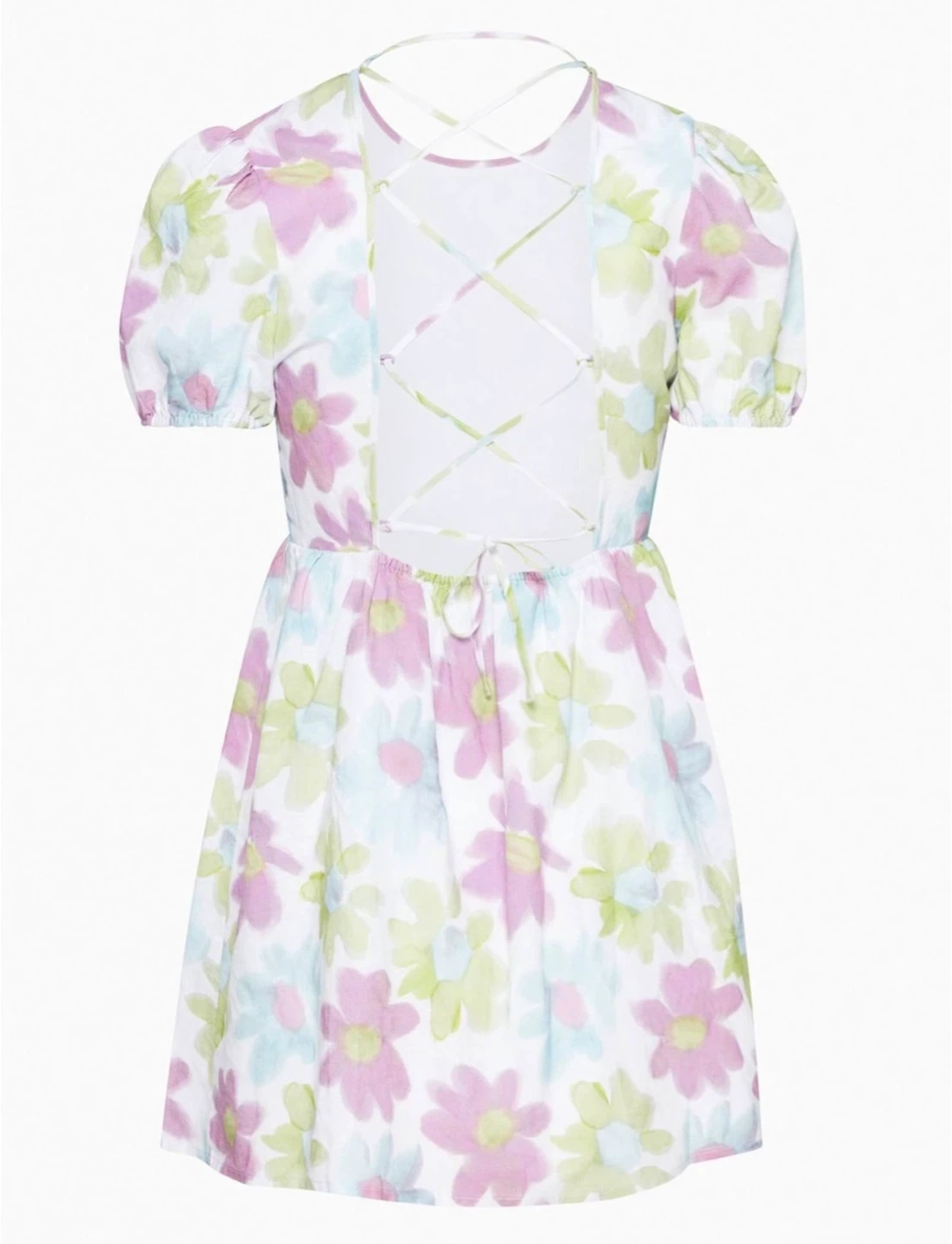 Sunday Best Aritzia Saida Pastel FloralLinen Blend Dress - photo 4