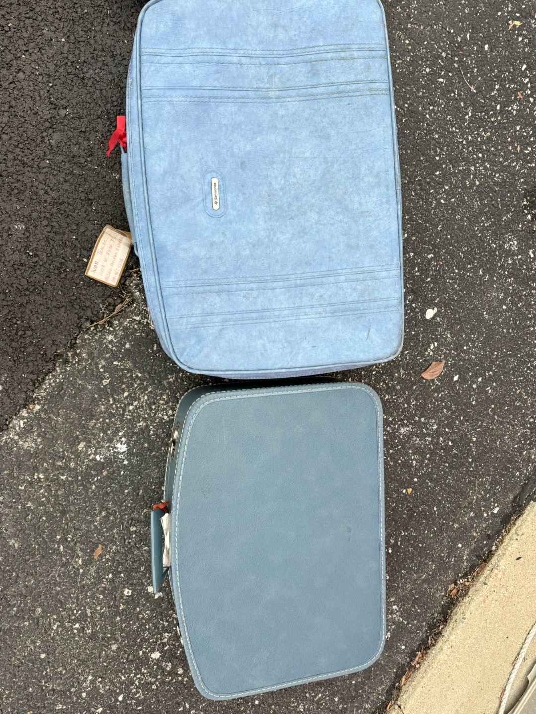 VTG Samsonite Luggage Set - Blue - photo 2