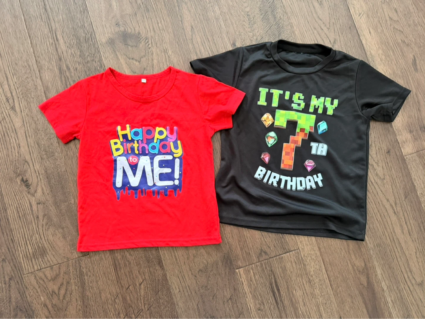 $5 for both!! Kids Birthday T-Shirts (Set of 2)