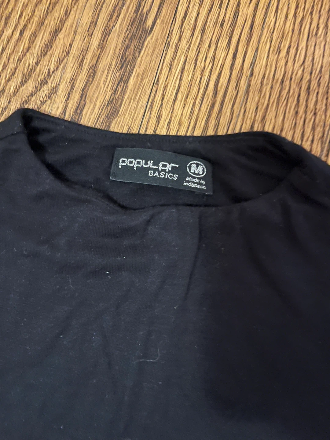 Popular Basics Black  Midi Dress Size M - photo 3