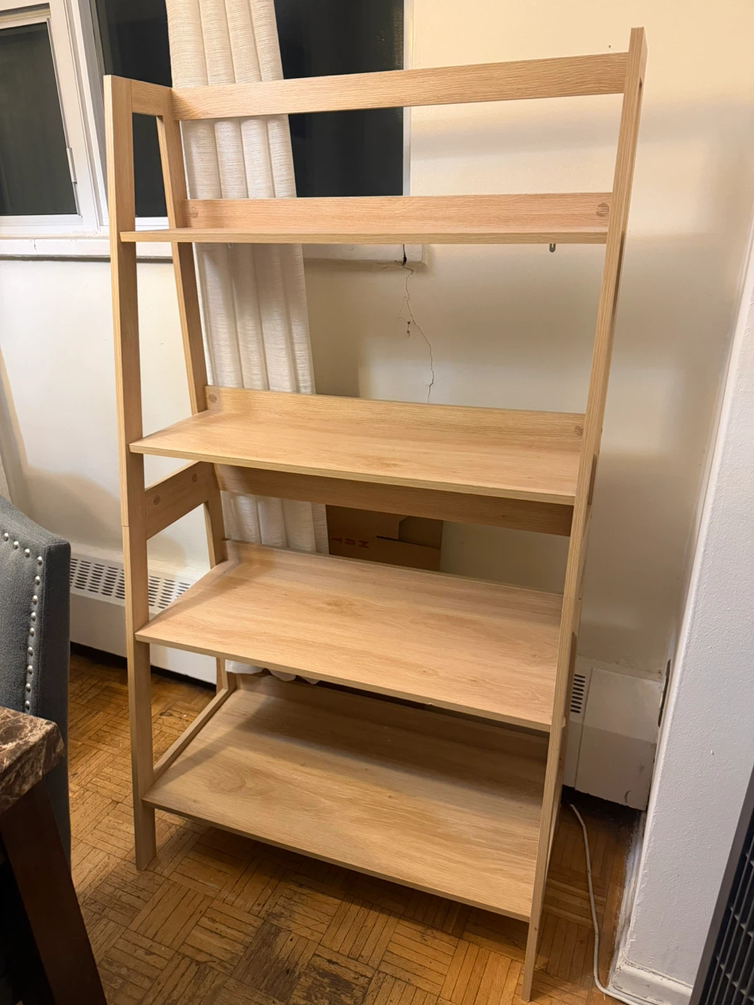 Ladder Bookshelf - Light Wood