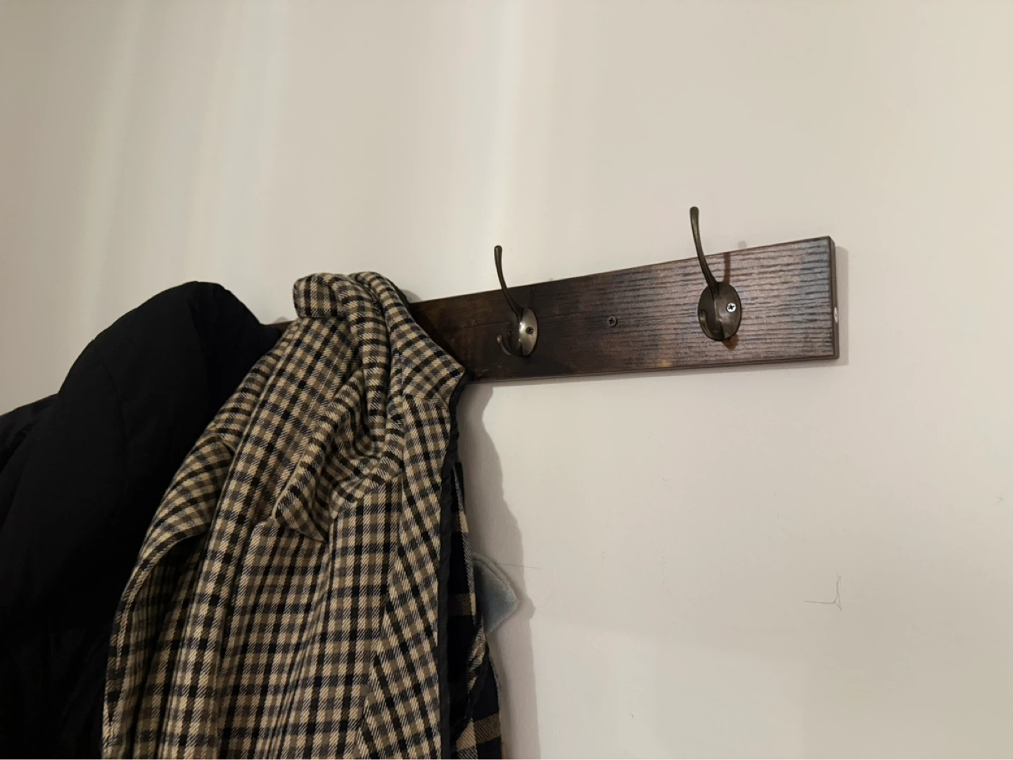 Shoe Rack Bench with Storage Cubbies and coat rack with 5 hooks - photo 2