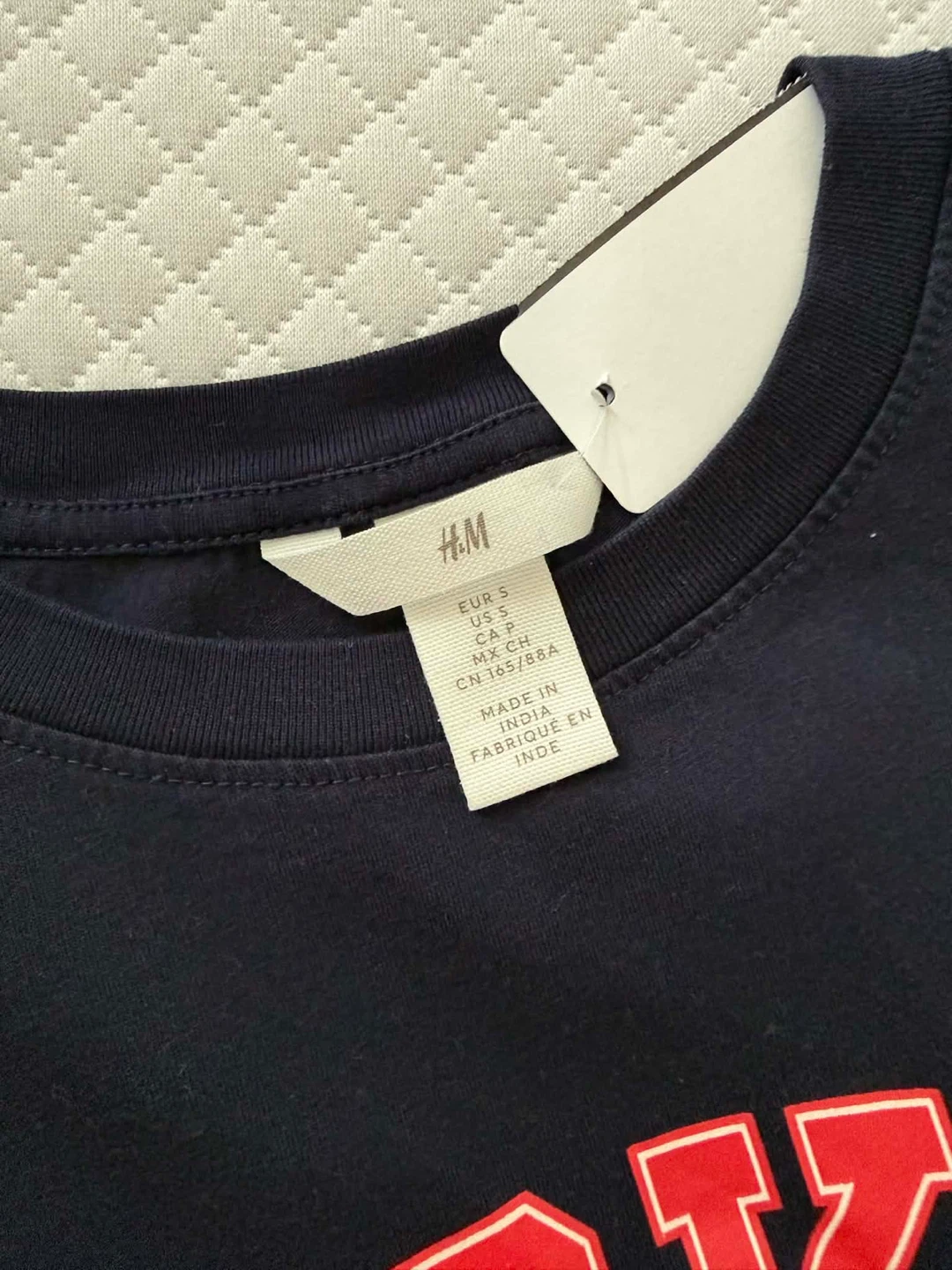 H&M Mickey Mouse T-Shirt Navy Blue Size S - photo 5