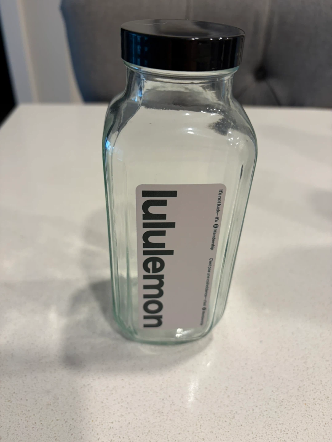 Lululemon Glass Water Bottle