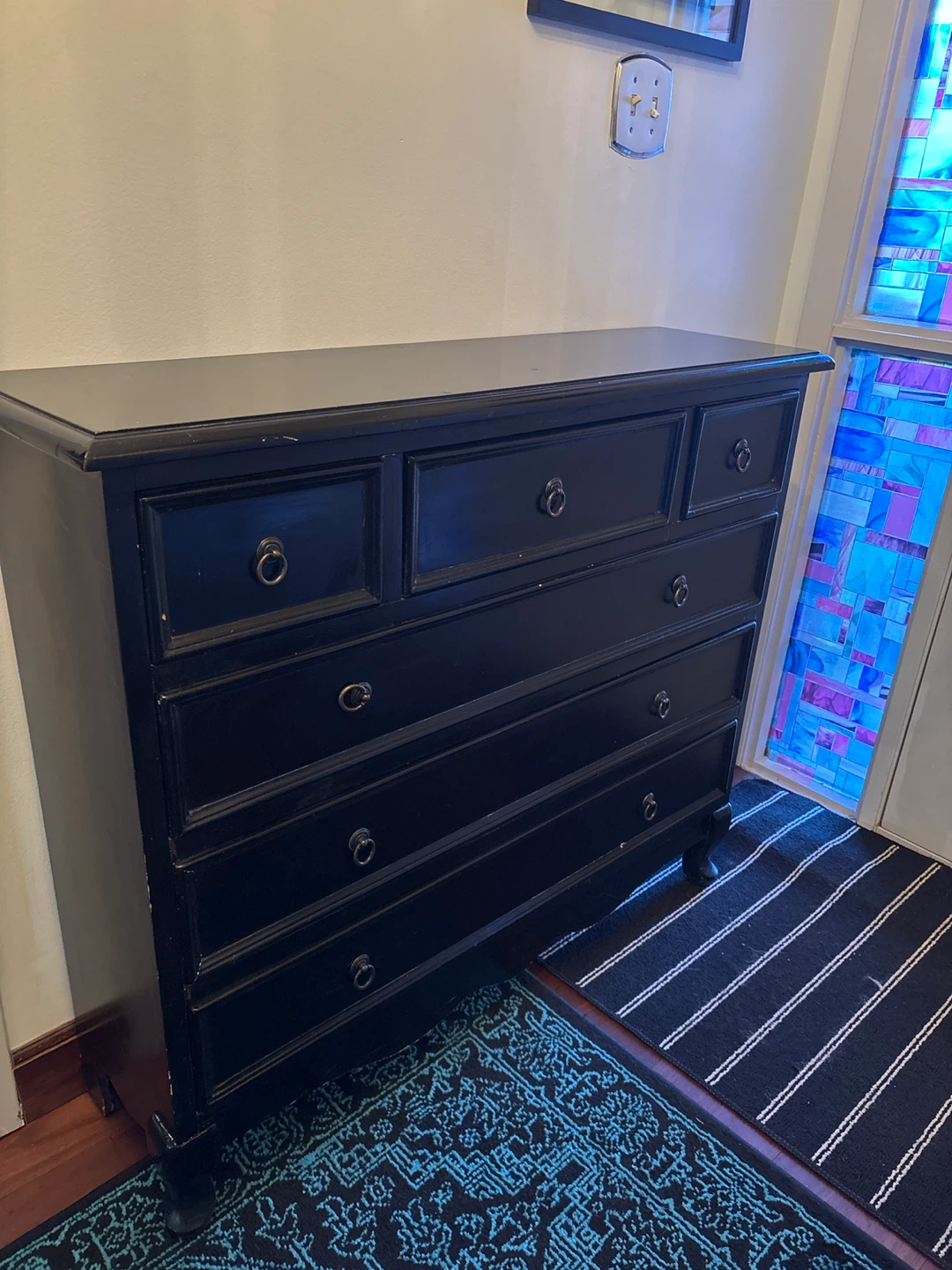 Black 6-Drawer Dresser