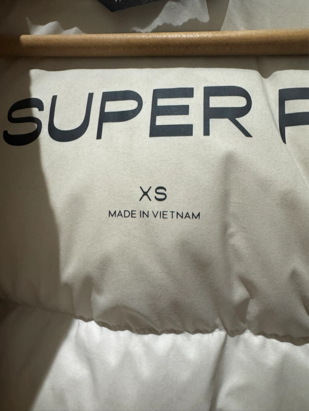 The Super Puff XS Down Jacket - Cream - photo 4