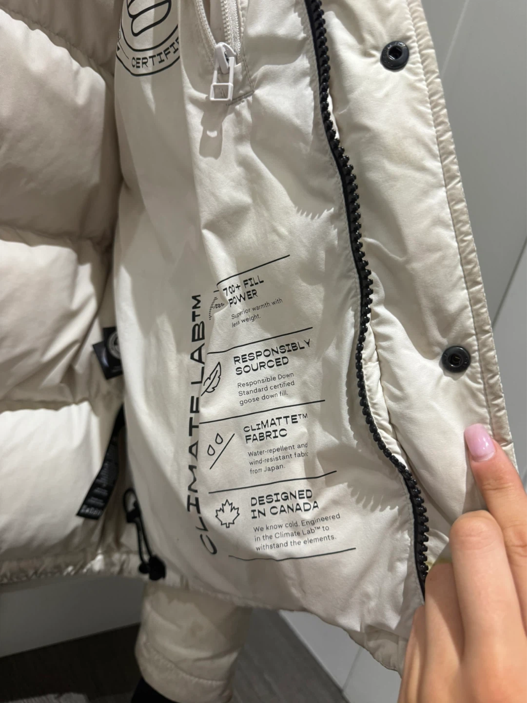 The Super Puff XS Down Jacket - Cream - photo 5