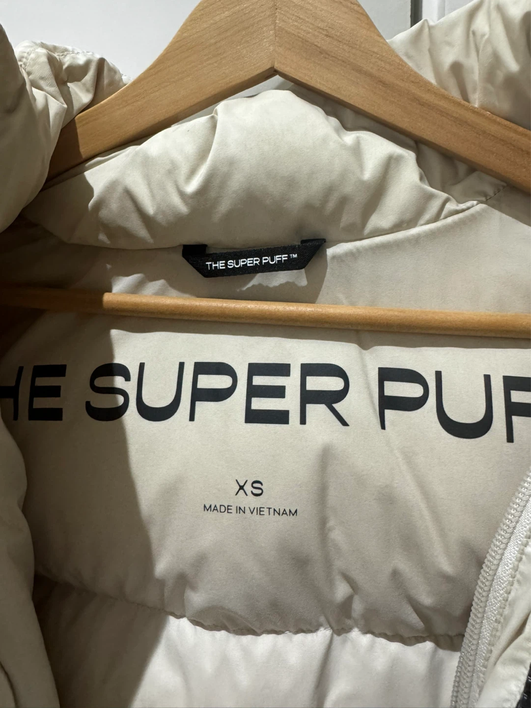 The Super Puff XS Down Jacket - Cream - photo 3